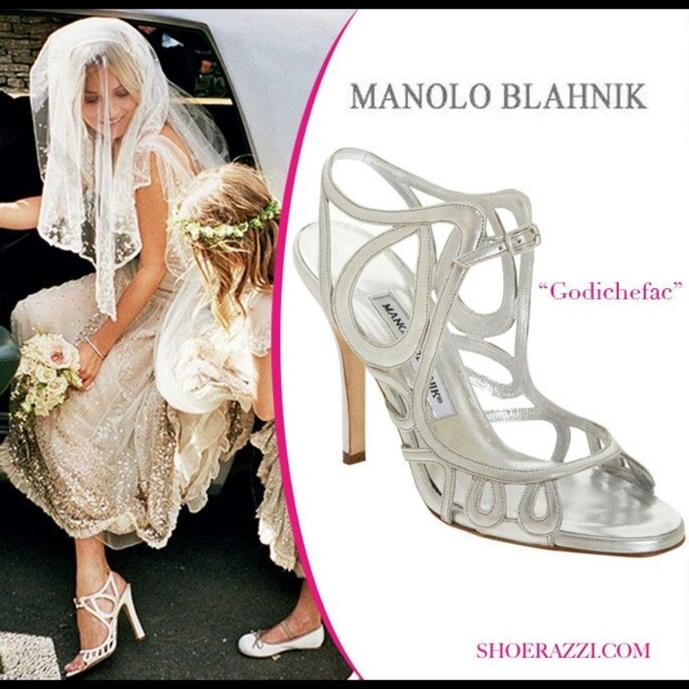 Manolo Blahnik Strappy Heels